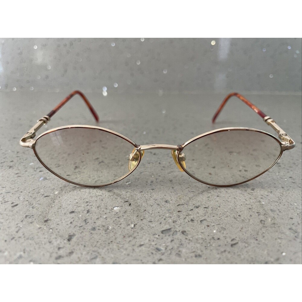Escada Eyeglasses Frames ONLY 49-17-130 062 TOR K1K tortoise oval Japan